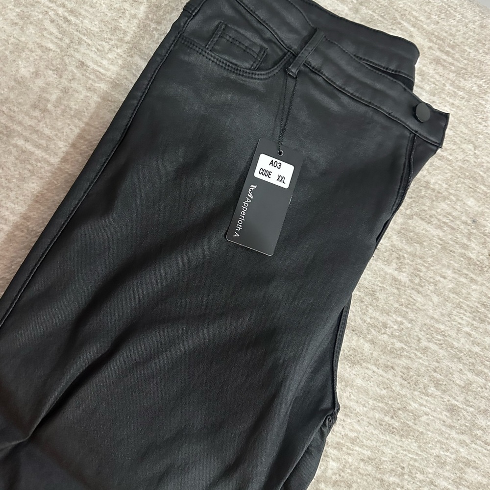 Black Women Jeans Jeggings - Picture 2 of 4